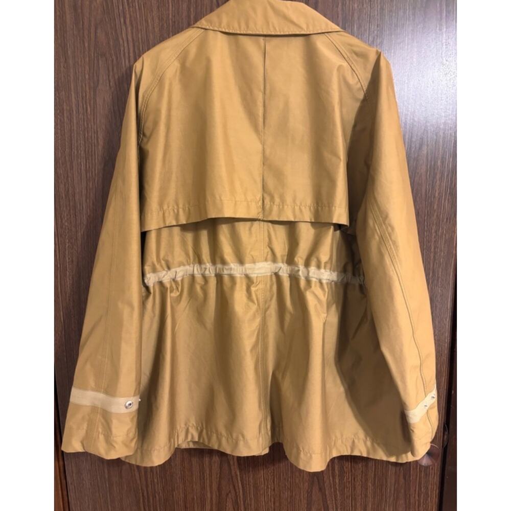 Hunter Refined Garden Water Resistant Tan Outdoors Raincoat Anorak Jacket Sz XL - Picture 4 of 8